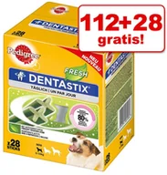 Przysmaki dla psów - Pedigree 112 + 28 gratis! Pedigree DentaStix Fresh 140 szt Dentastix dla średnich psów 3600 g| Dostawa GRATIS od 89 zł + BONUS do pierwszego zamówienia - miniaturka - grafika 1