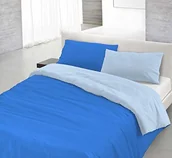 Pościel dla dzieci - Italian Bed Linen 8058575000019 zestaw pościeli z zamkiem na kołdrę i poszewki na poduszkę, jednokolorowy, dwustronna, 100% bawełna 8058575000293 - miniaturka - grafika 1