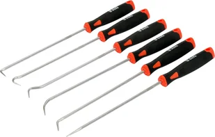 YATO ZESTAW HAKÓW DŁUGICH Z RĘKOJEŚCIĄ 6 CZ - Kombinerki i obcęgi - miniaturka - grafika 2