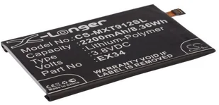 Cameron Sino Motorola Ghost / EX34 2200mAh 8.36Wh Li-Polymer 3.8V CS-MXT912SL - Baterie do telefonów - miniaturka - grafika 2
