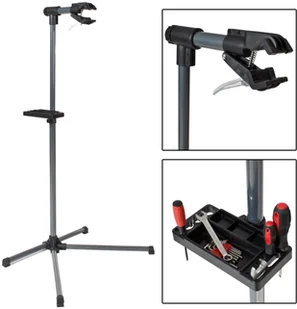 tectake Serwisowy stojak rowerowy uchwyt - czarny 400991 - Akcesoria rowerowe - miniaturka - grafika 2