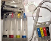 Dodatki do drukarek i skanerów - Epson Stałe zasilanie do S20, S21, SX100/110/115/218 z tuszami 4x100 - miniaturka - grafika 1