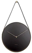 Zegary - Karlsson 5767BK stylowy zegar ścienny, śr. 34 cm - miniaturka - grafika 1