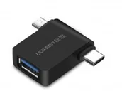 Adaptery i przejściówki - UGREEN UGREEN Adapter UGREEN 30453 (USB 2.0 typu A - USB typu C ; kolor czarny) 2_223233 - miniaturka - grafika 1