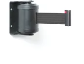Wyposażenie miejsc publicznych - AJ Taśmowy system wygradzający 180° L 4500 mm czarny czarna taśma 312471 - miniaturka - grafika 1