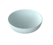 Umywalki - Massi Umywalka nablatowa MOLIS ICE BLUE 38x38x13,6 cm MSU-0013-IB - miniaturka - grafika 1