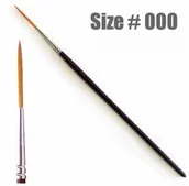 Kolejki i akcesoria - Italeri Pędzel okrągły, syntetyczny, długie włosie - rozmiar 000 Italeri 51261 - miniaturka - grafika 1