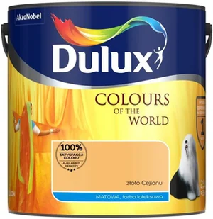 Dulux Emulsja lateksowa DULUX KOLORY ŚWIATA ZŁOTO CEJLONU 2.5L s7.006516368 - Farby wewnętrzne - miniaturka - grafika 2