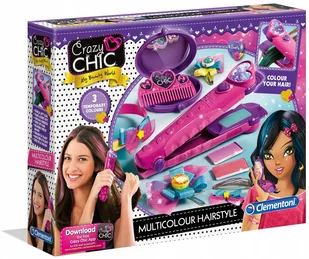 Clementoni Crazy Chic, zestaw Fryzury, 78519 - Zabawy w naśladowanie dorosłych - miniaturka - grafika 4