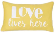 Poduszki dekoracyjne - Poduszka Love 30 x 50 cm CUS/LOV/YELLOW - miniaturka - grafika 1