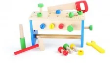 Small Foot Warsztat drewniany z narzędziami dla Dzieci 2 w 1 10052 - Mały majsterkowicz Small Foot Warsztat drewniany z narzędziami dla Dzieci 2 w 1 10052 - Mały majsterkowicz - miniaturka - grafika 1