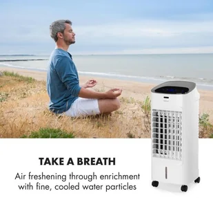 Wentylator OneConcept OneConcept Coolster Chłodnica powietrza wentylator jonizator 65 W 320 m/h zbiornik 4l biały ACO3-65W Aircooler - Wentylatory - miniaturka - grafika 15