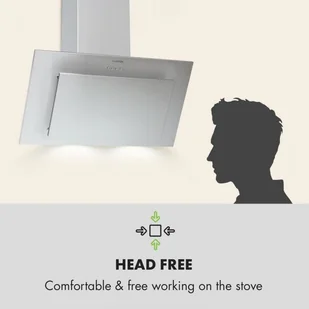 Klarstein Athena 60 Inox (CGCH5-Athena-60) - Okapy kuchenne - miniaturka - grafika 6