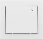 Wyłączniki światła i elektryczne - Ospel Włącznik schodowy KIER biały - miniaturka - grafika 1
