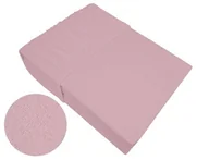 Prześcieradła - Bielbaw Bielbaw Prześcieradło Frotte 220/200 Pudrowy Róż (062) 5905164079624 - miniaturka - grafika 1