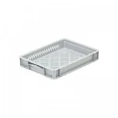 Pojemniki przemysłowe - Bekuplast Pojemnik skrzynka plastikowa perforowana B/P 400x300x70 B/P 70 - miniaturka - grafika 1