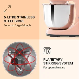 Klarstein Bella Pico 2G (TK2-BellaPico2GPink) - Roboty kuchenne - miniaturka - grafika 4