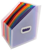 Teczki i skoroszyty - Exacompta stojak na magazyny wachlarzowa Crystal Elem. 55598E - miniaturka - grafika 1