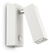 Lampy ścienne - Ideal Lux Lampa Ścienna Page Ap1 Square Bianco 142258 Wys. 11,0 142258 - miniaturka - grafika 1