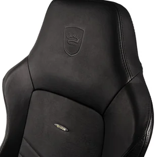 noblechairs Fotel gamingowy noblechairs HERO naturalna skóra czarny czarne obszycie NBL-HRO-RL-BLA - Fotele gamingowe - miniaturka - grafika 6