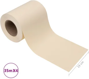vidaxl Osłony na ogrodzenie, 4 szt., PVC, 35x0,19 m, kremowe! 147857 - Ogrodzenia - miniaturka - grafika 10