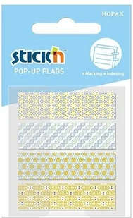 Zakładki indeksujące niebieskie 4 wzory - Przybory szkolne - miniaturka - grafika 2