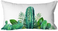 Poduszki dekoracyjne - Domarex Poduszka w liście Bahama Saguaro zielona 50 x 30 cm - miniaturka - grafika 1
