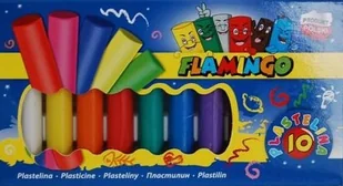 Titanum Plastelina flamingo 10 kolorów - Masy plastyczne - miniaturka - grafika 2