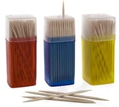 Naczynia i sztućce jednorazowe - BANQUET BANQUET Zestaw wykałaczek 3 x 150 szt. Party Collection 44JH21180 - miniaturka - grafika 1