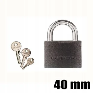 GERDA Kłódka Żeliwna 40mm - Kłódki - miniaturka - grafika 3