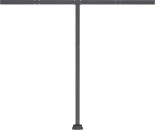 VidaXL Lumarko Ręcznie zwijana markiza z LED, 300 x 250 cm, kremowa  3069702 VidaXL - Markizy - miniaturka - grafika 8