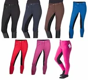 Bryczesy - PFIFF spodnie z pełnym lejem - hea- brązowo-czarne, 158 - miniaturka - grafika 1