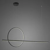 Lampy sufitowe - Altavola Design Lampa wisząca Nowoczesna lampa wisząca ledowa czarna Altavola Linea No.2 LA087/PX_4k_black_dimm LA087/PX_40_4k_black_dimm - miniaturka - grafika 1