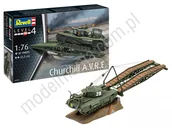Modele do sklejania - Revell Brytyjski czołg mostowy Churchill A.V.R.E. 03297 - miniaturka - grafika 1