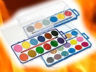 Titanum Farby akwarelowe 18 kolorów - Przybory szkolne - miniaturka - grafika 2