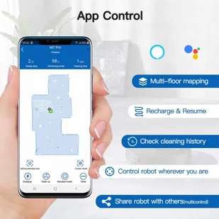 Robot sprzątający Proscenic M7 Pro Czarny - Roboty sprzątające - miniaturka - grafika 17