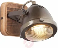 Lampy ścienne - Brilliant Ruchomy spot ścienny Carmen Wood - miniaturka - grafika 1