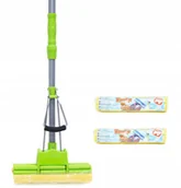 Inne artykuły czyszczące - Mop Gąbkowy Wonder Teleskopowy Kij Z Wyciskaczem - miniaturka - grafika 1