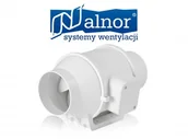 Wentylatory przemysłowe - ALNOR Wentylator kanałowy, osiowy, plastikowy 125mm, 218m3/h DV-PP-L-125 - miniaturka - grafika 1