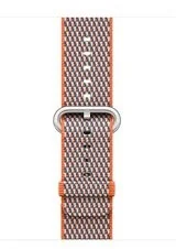 Apple Apple 38mm Spicy Orange Check Woven Nylon (MQVE2ZM/A) - Akcesoria do smartwatchy - miniaturka - grafika 2