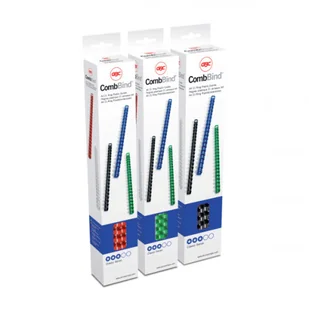 GBC Grzbiety  plastikowe, A4, 21 pierścieni, 10 MM, biały 033816096684 - Grzbiety do bindownic - miniaturka - grafika 2