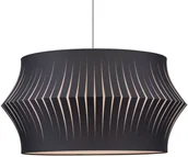 Lampy sufitowe - Britop Lampa wisząca Joala z czarnym kloszem z tkaniny - miniaturka - grafika 1