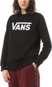 Bluzy damskie - Vans bluza damska CLASSIC V CREW Black - miniaturka - grafika 1