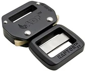 Akcesoria myśliwskie - Fusion Raptor II Tactical Military Police aluminium Quick Release 1" klamra do paska Czarny AD-220-25-BLK - miniaturka - grafika 1