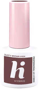Hi Hybrid Hybrydowy lakier do paznokci Dusty Brown nr 404 - Lakiery hybrydowe - miniaturka - grafika 2