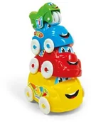 Klocki - Clementoni Wieża z Autek Piramidka Pojazdy CLM17111 - miniaturka - grafika 1