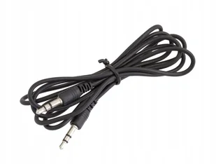 APTEL Kabel audio JACK 3,5MM 1,2M black AK293A - Kable - miniaturka - grafika 2