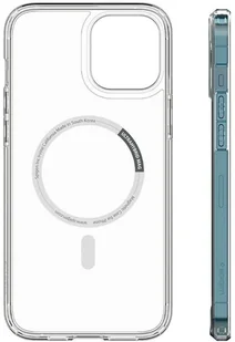 Spigen Etui Ultra Hybrid Mag do Apple iPhone 12 12 Pro Crystal Clear ACS02625 - Etui i futerały do telefonów - miniaturka - grafika 3