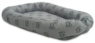 Kokony niemowlęce - Jollein - Baby &amp; Kids Jollein - Baby & Kids - Jollein - Gniazdko niemowlęce Tiger Storm Grey - miniaturka - grafika 1