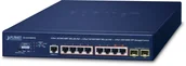 Switche - Planet IPv6/IPv4, 2-Port Zarządzany Obsługa PoE Niebieski GS-4210-8HP2S - miniaturka - grafika 1